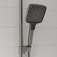 Душевая система Iddis Parker PARGM3Fi06, с изливом, графит матовый