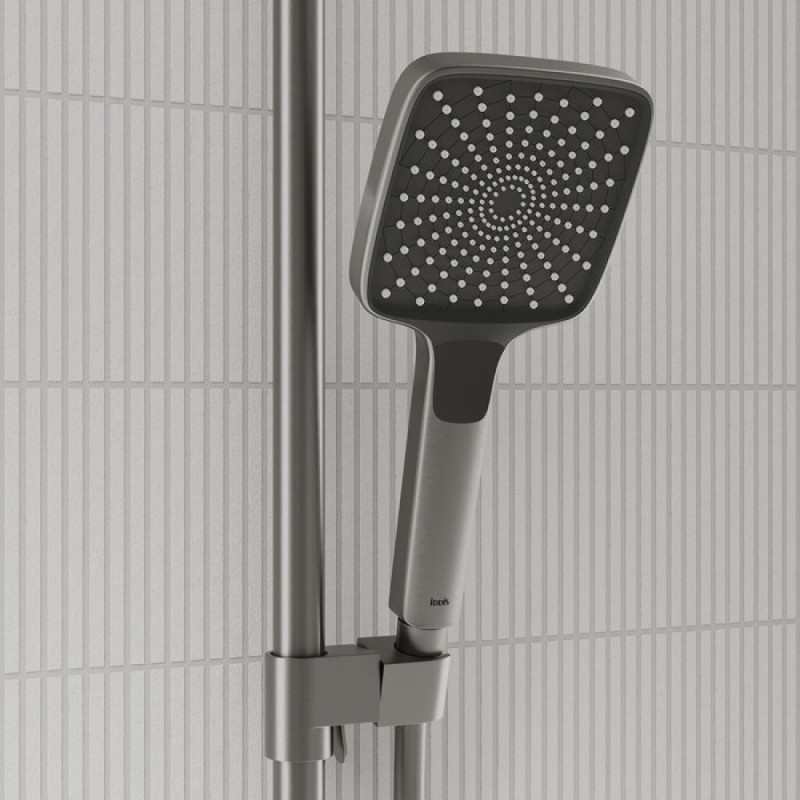 Душевая система Iddis Parker PARGM3Fi06, с изливом, графит матовый