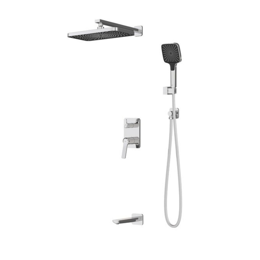 Душевая система Iddis Parker PARSB03i68, с изливом, хром