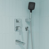 Душевая система Iddis Parker PARSB03i68, с изливом, хром