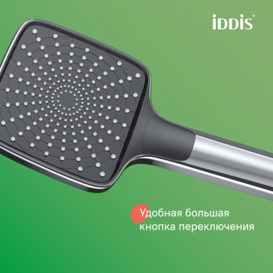 Душевая система Iddis Parker PARSB3Fi06, с изливом, хром