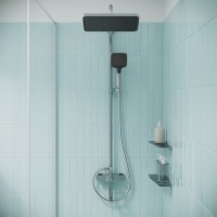 Душевая система Iddis Parker PARSB3Fi06, с изливом, хром