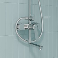 Душевая система Iddis Parker PARSB3Fi06, с изливом, хром