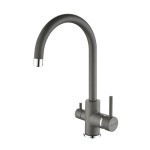 Смеситель для кухни Paulmark Essen Es213211-402 Серы... Смеситель для кухни Paulmark Essen Es213211-402 Серы...