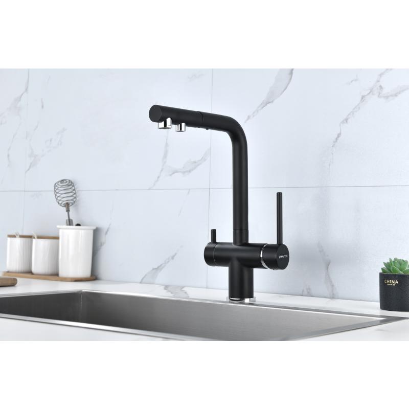 Смеситель для кухни Paulmark Serpentine Se213222-401 Антрацит