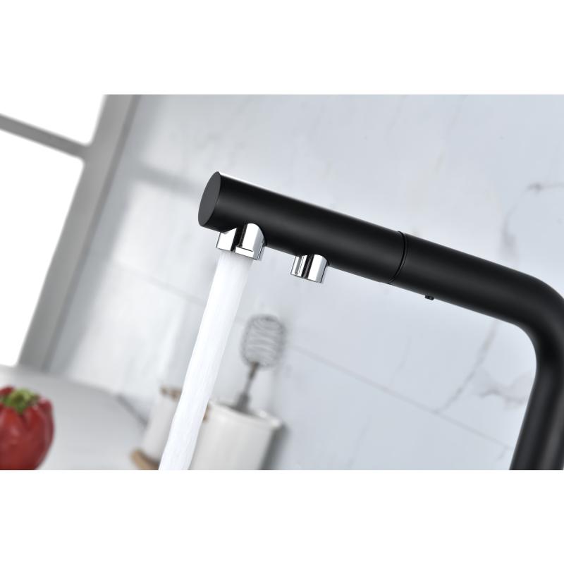 Смеситель для кухни Paulmark Serpentine Se213222-401 Антрацит