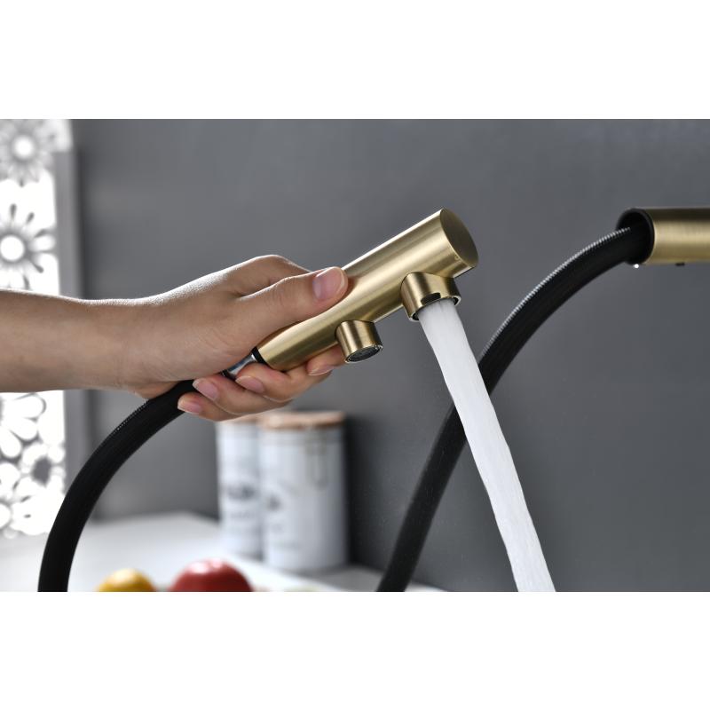 Смеситель для кухни Paulmark Serpentine Se213222-BR Бронза