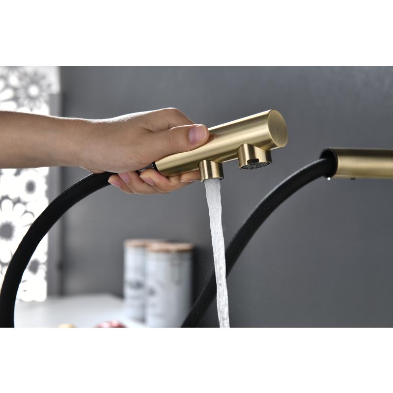 Смеситель для кухни Paulmark Serpentine Se213222-BR Бронза
