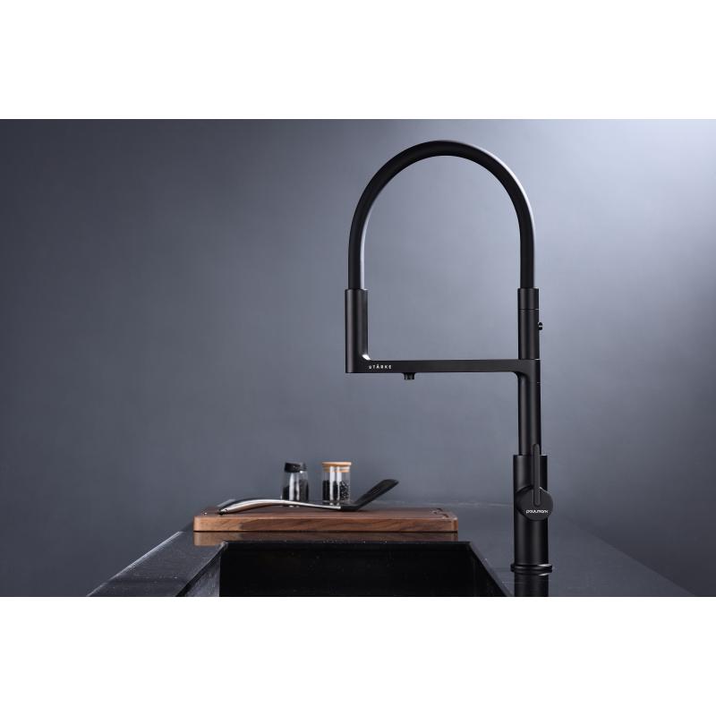 Смеситель для кухни Paulmark Tornado To213402-401 Антрацит