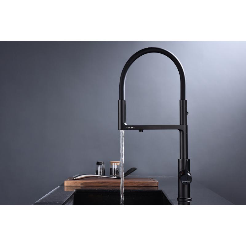 Смеситель для кухни Paulmark Tornado To213402-401 Антрацит