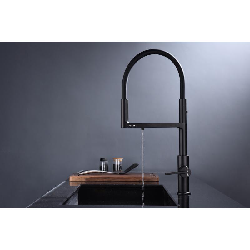 Смеситель для кухни Paulmark Tornado To213402-401 Антрацит