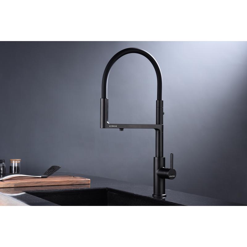 Смеситель для кухни Paulmark Tornado To213402-401 Антрацит