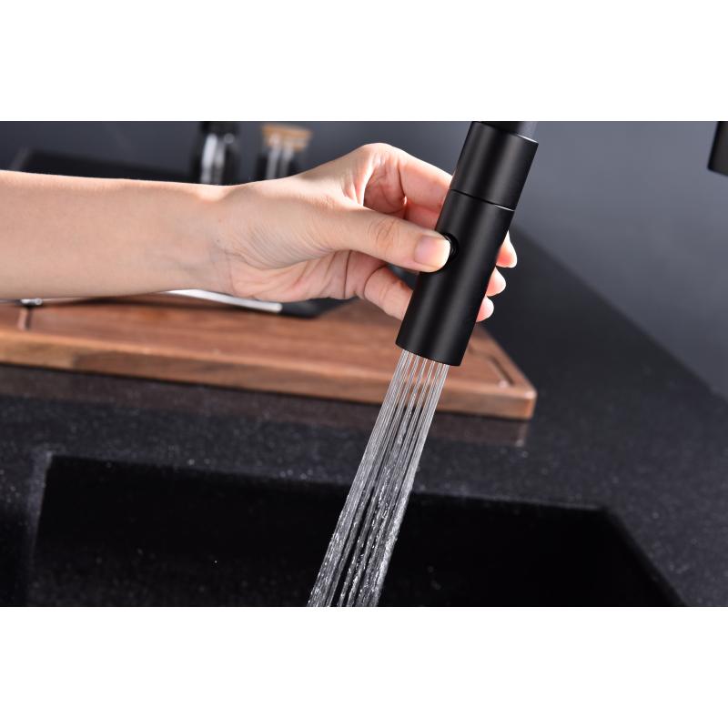 Смеситель для кухни Paulmark Tornado To213402-401 Антрацит