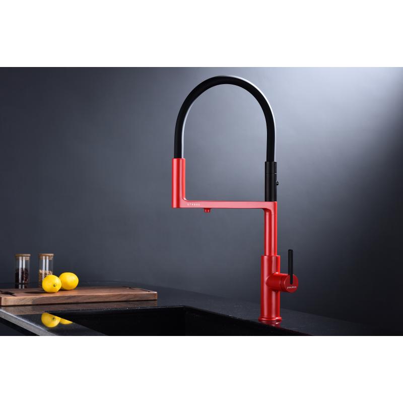 Смеситель для кухни Paulmark Tornado To213402-FI Пламя