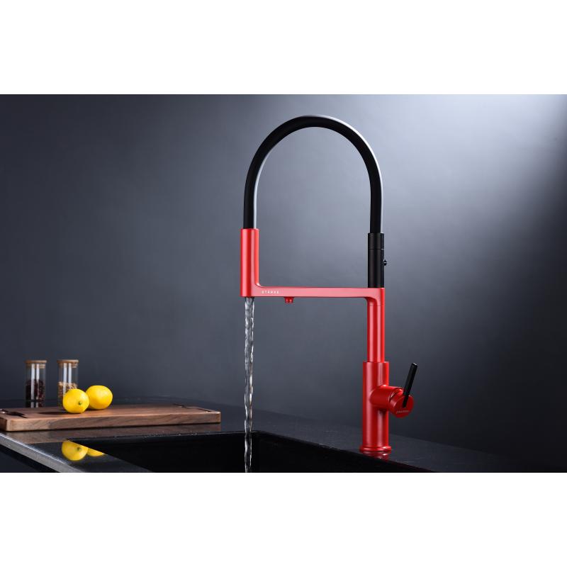 Смеситель для кухни Paulmark Tornado To213402-FI Пламя