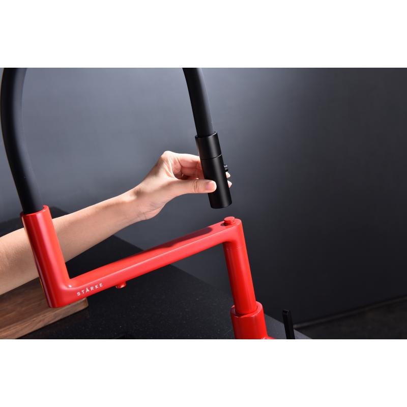 Смеситель для кухни Paulmark Tornado To213402-FI Пламя