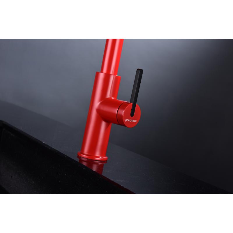 Смеситель для кухни Paulmark Tornado To213402-FI Пламя