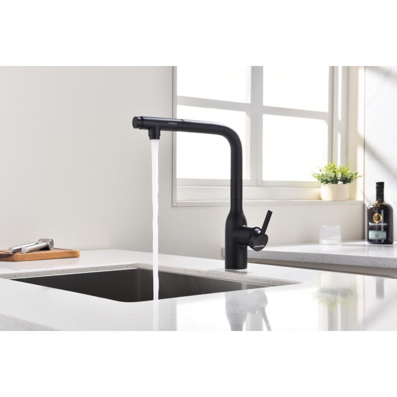 Смеситель для кухни Paulmark Viper Vi213105-401 Антрацит