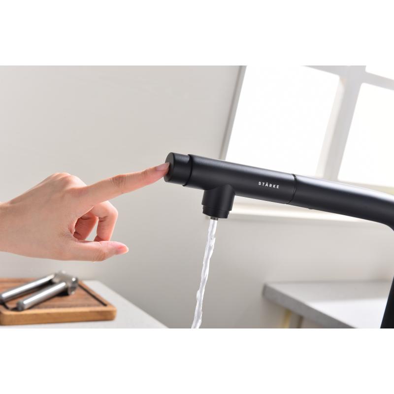 Смеситель для кухни Paulmark Viper Vi213105-401 Антрацит