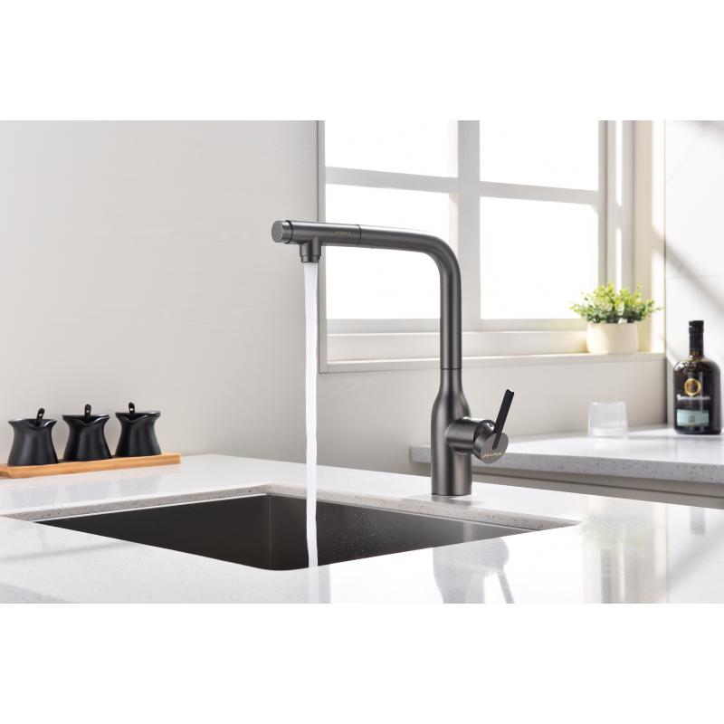 Смеситель для кухни Paulmark Viper Vi213105-B Беретта