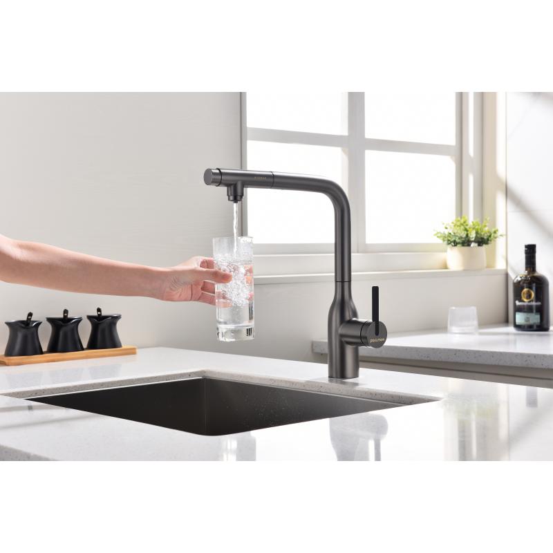 Смеситель для кухни Paulmark Viper Vi213105-B Беретта