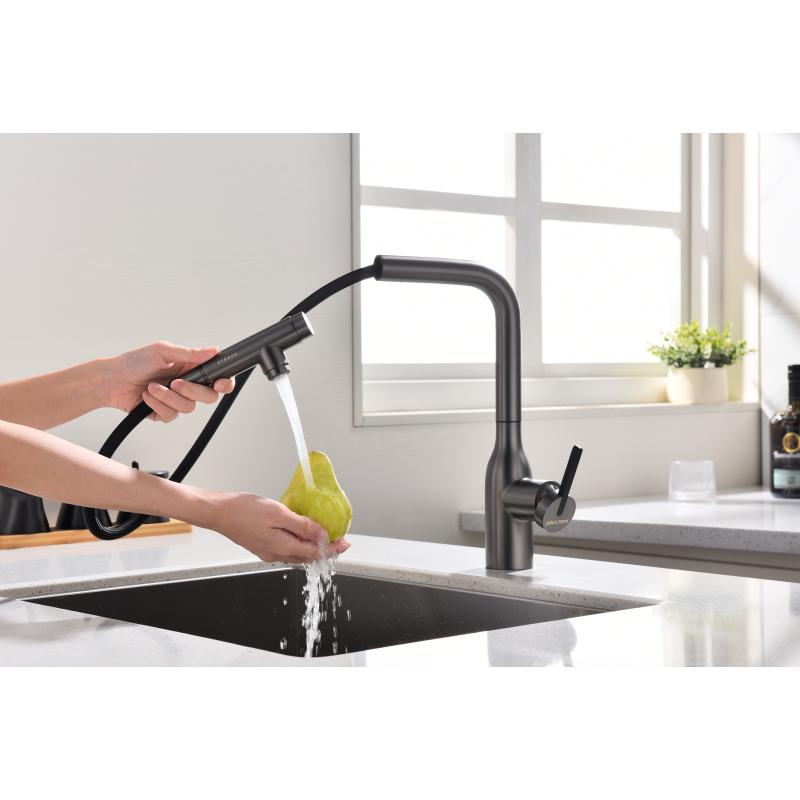 Смеситель для кухни Paulmark Viper Vi213105-B Беретта