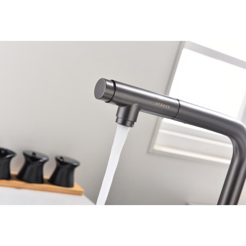 Смеситель для кухни Paulmark Viper Vi213105-B Беретта