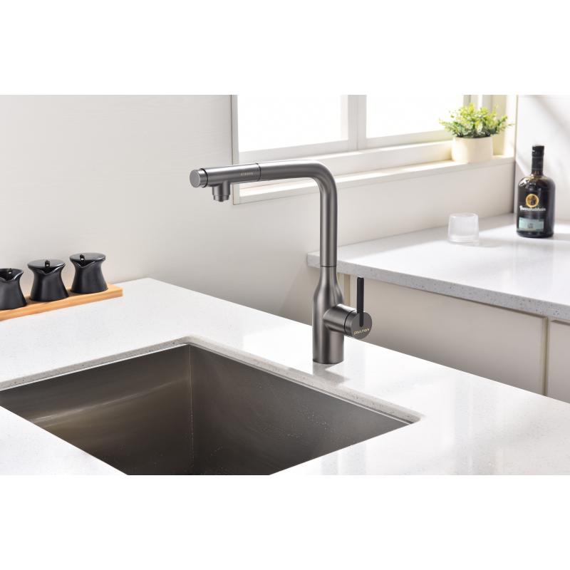 Смеситель для кухни Paulmark Viper Vi213105-B Беретта