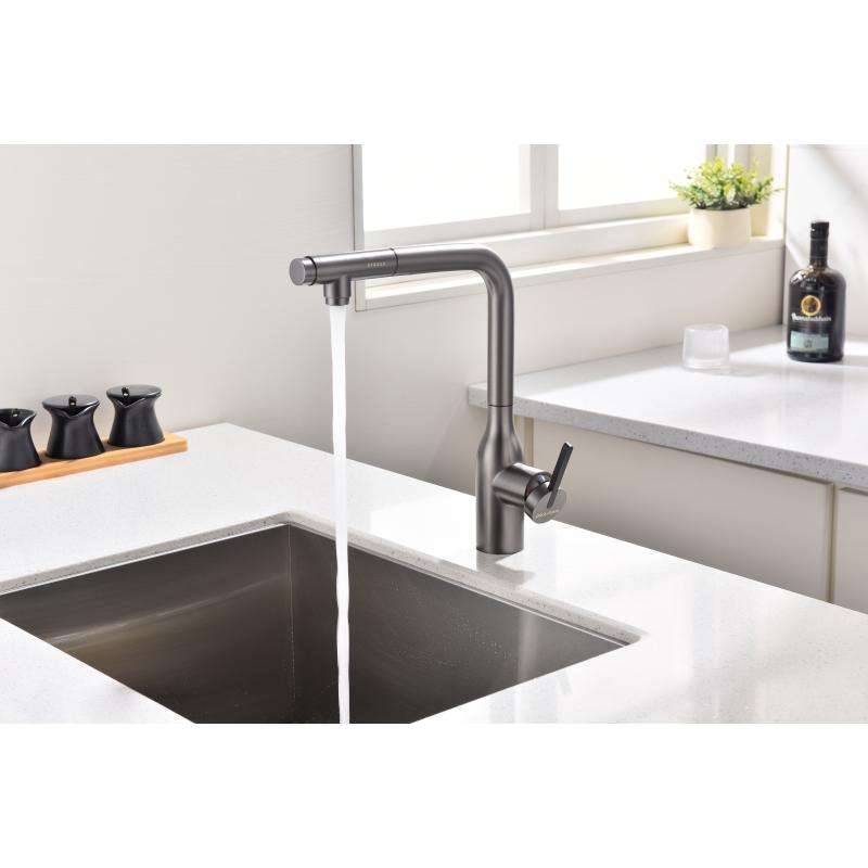 Смеситель для кухни Paulmark Viper Vi213105-B Беретта