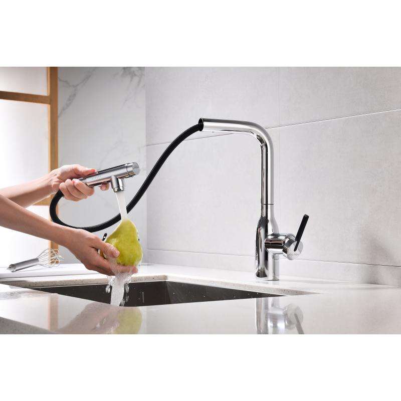 Смеситель для кухни Paulmark Viper Vi213105-CR Хром