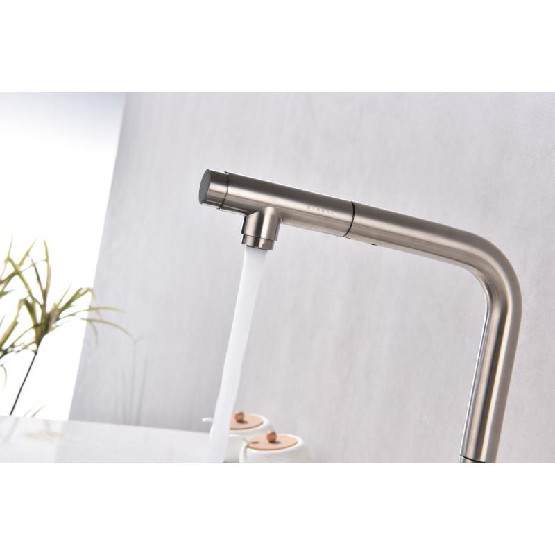 Смеситель для кухни Paulmark Viper Vi213105-NI Никель