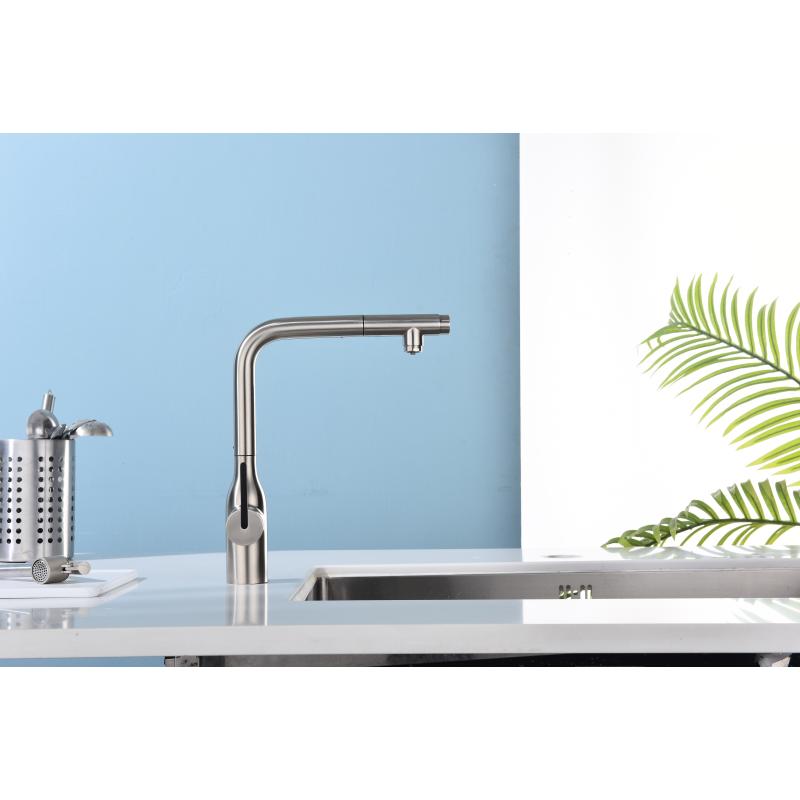 Смеситель для кухни Paulmark Viper Vi213105-NI Никель