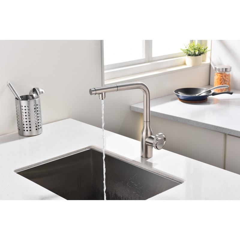 Смеситель для кухни Paulmark Urban Ur213104-NI Никель