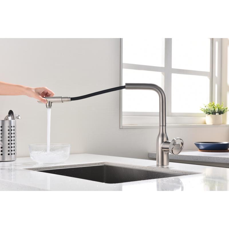 Смеситель для кухни Paulmark Urban Ur213104-NI Никель