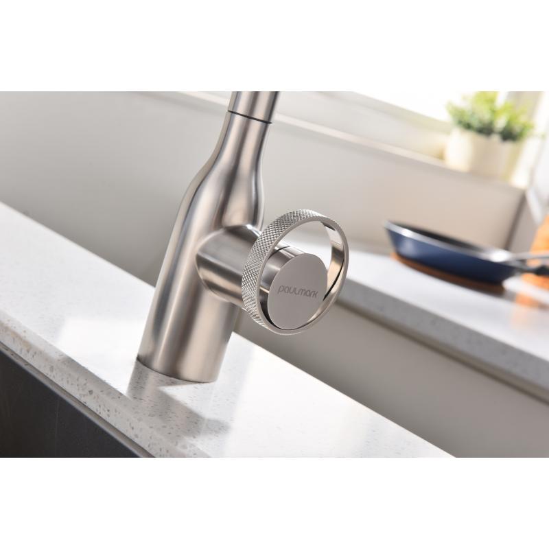 Смеситель для кухни Paulmark Urban Ur213104-NI Никель