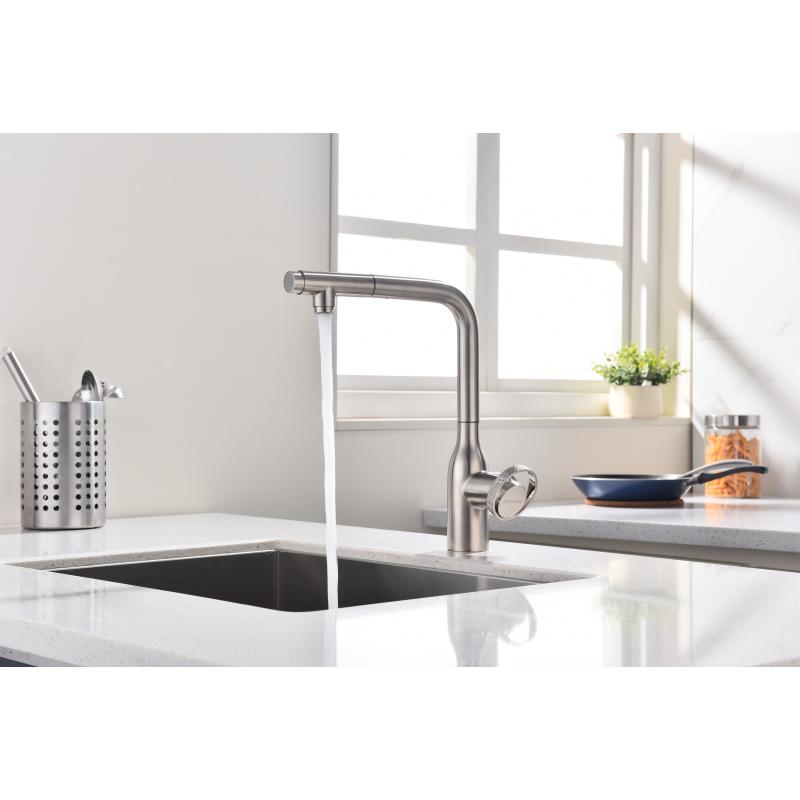 Смеситель для кухни Paulmark Urban Ur213104-NI Никель