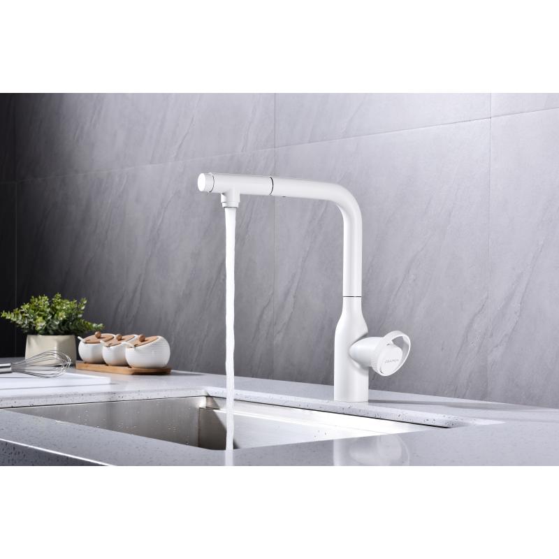 Смеситель для кухни Paulmark Urban Ur213104-431 Белый матовый