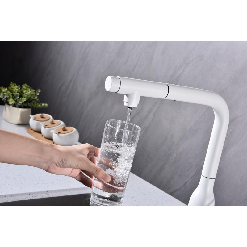 Смеситель для кухни Paulmark Urban Ur213104-431 Белый матовый