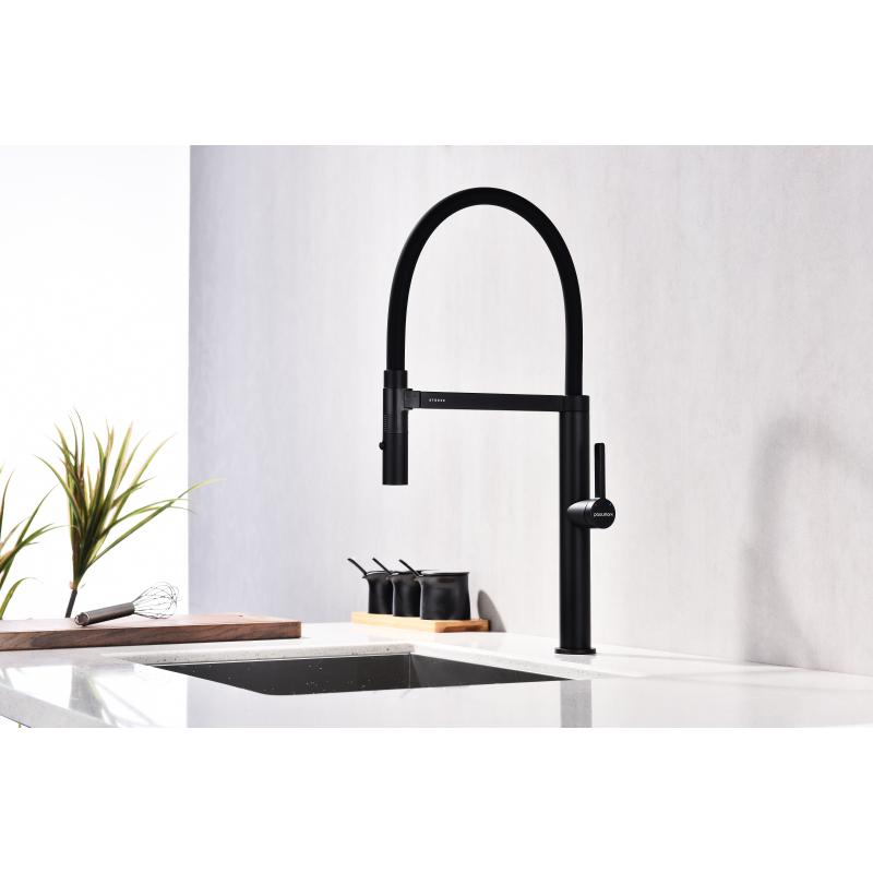 Смеситель для кухни Paulmark Leader Le214101-401 Антрацит