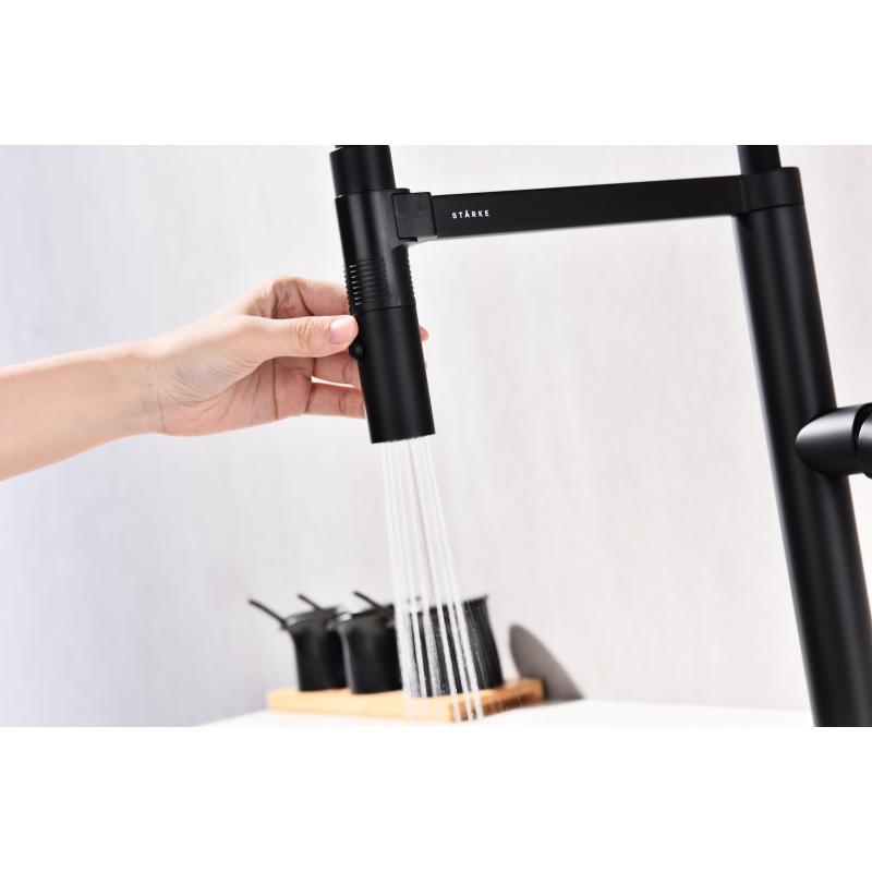 Смеситель для кухни Paulmark Leader Le214101-401 Антрацит