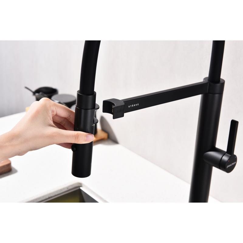 Смеситель для кухни Paulmark Leader Le214101-401 Антрацит