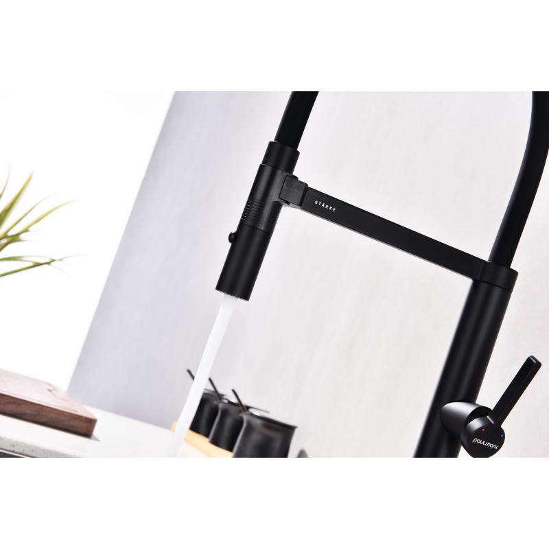 Смеситель для кухни Paulmark Leader Le214101-401 Антрацит