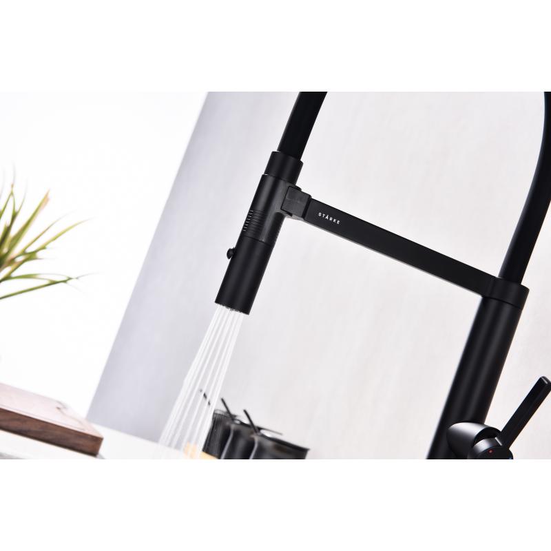 Смеситель для кухни Paulmark Leader Le214101-401 Антрацит