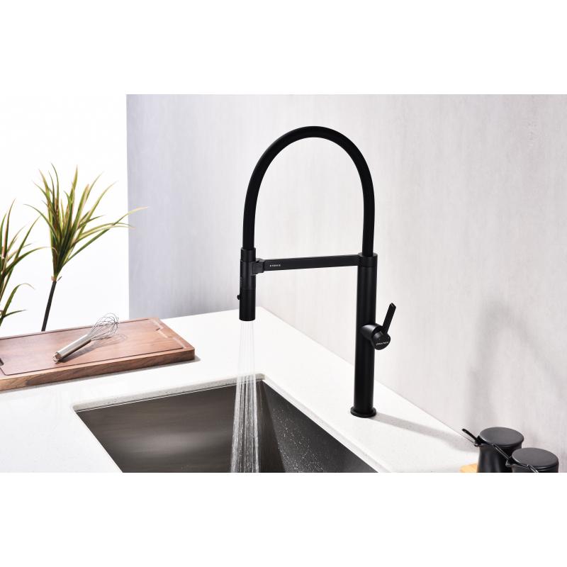 Смеситель для кухни Paulmark Leader Le214101-401 Антрацит