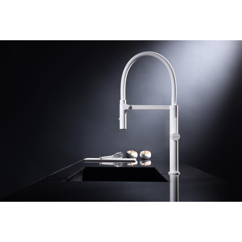 Смеситель для кухни Paulmark Leader Le214101-431 Белый матовый