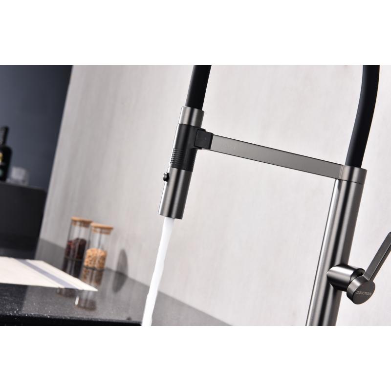 Смеситель для кухни Paulmark Leader Le214101-B Беретта