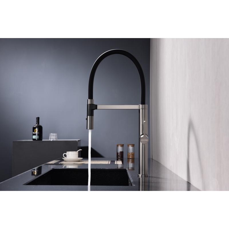 Смеситель для кухни Paulmark Leader Le214101-B Беретта