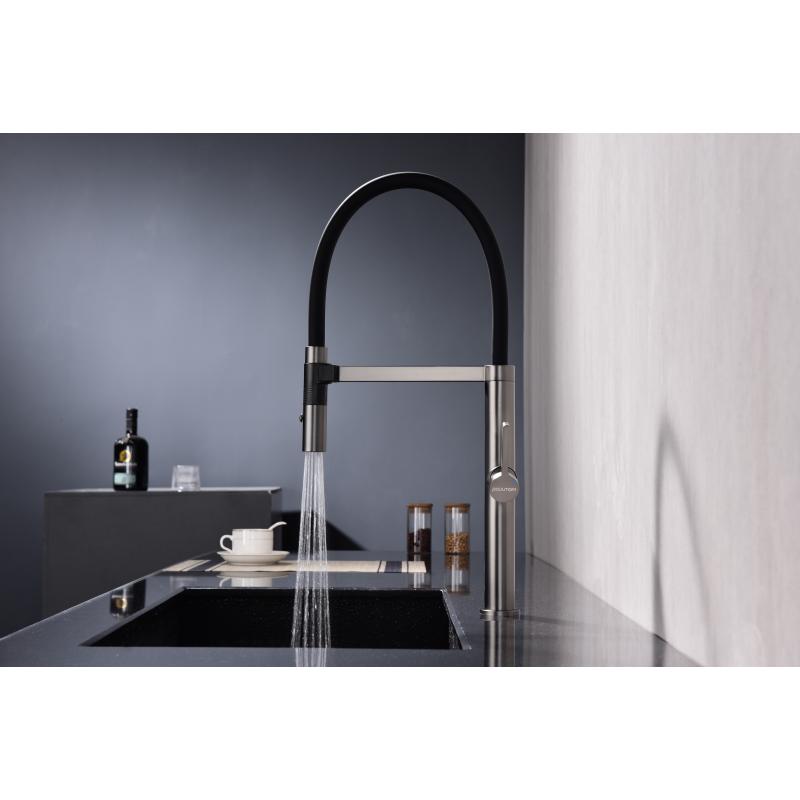 Смеситель для кухни Paulmark Leader Le214101-B Беретта