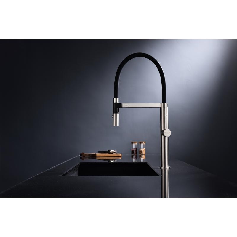 Смеситель для кухни Paulmark Leader Le214101-NI Никель