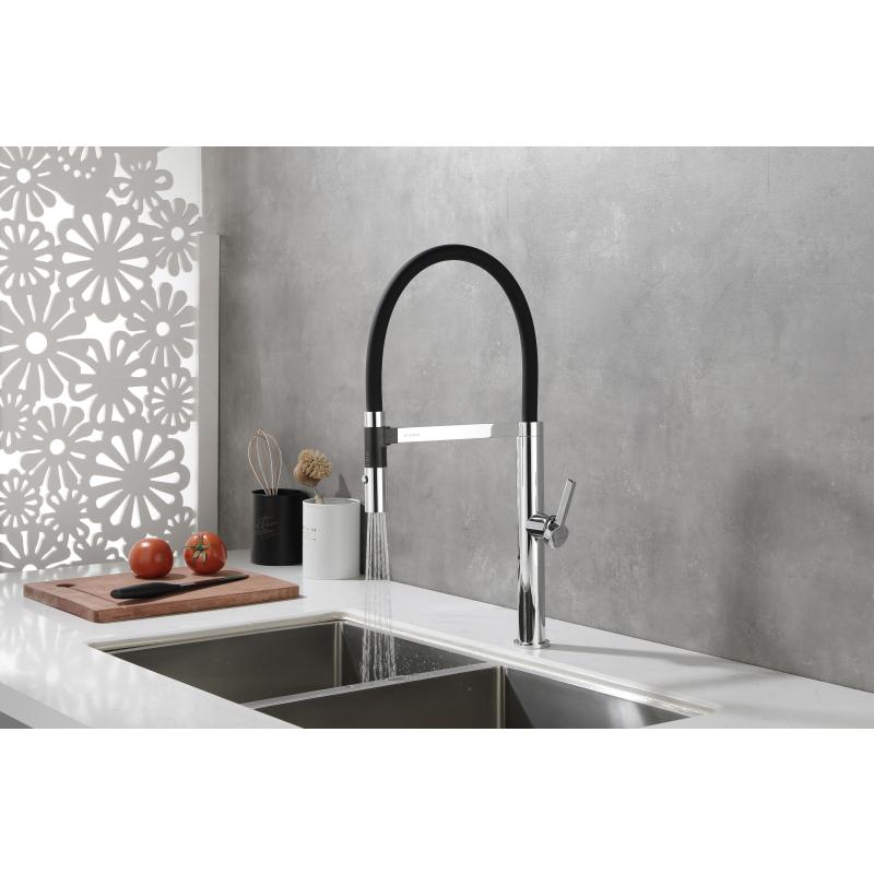 Смеситель для кухни Paulmark Leader Le214101-CR Хром